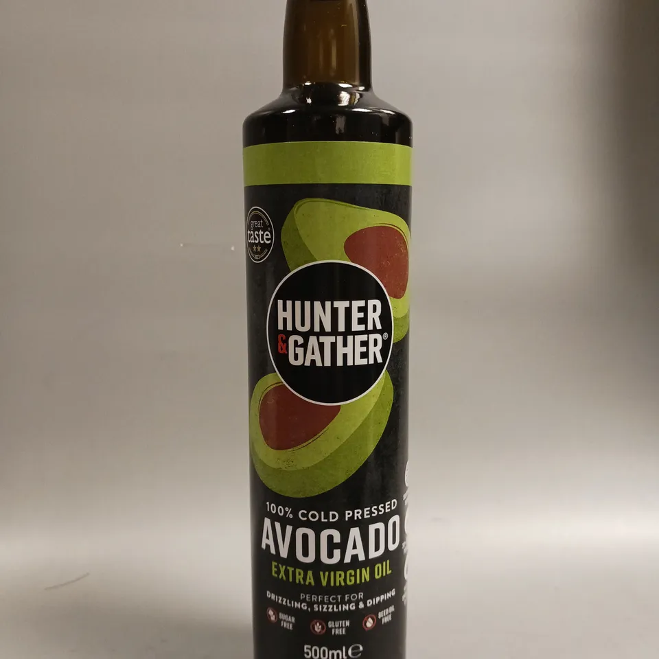 SEALED HUNTER & GATHER AVOCADO EXTRA VIRGIN OIL - 500ML 