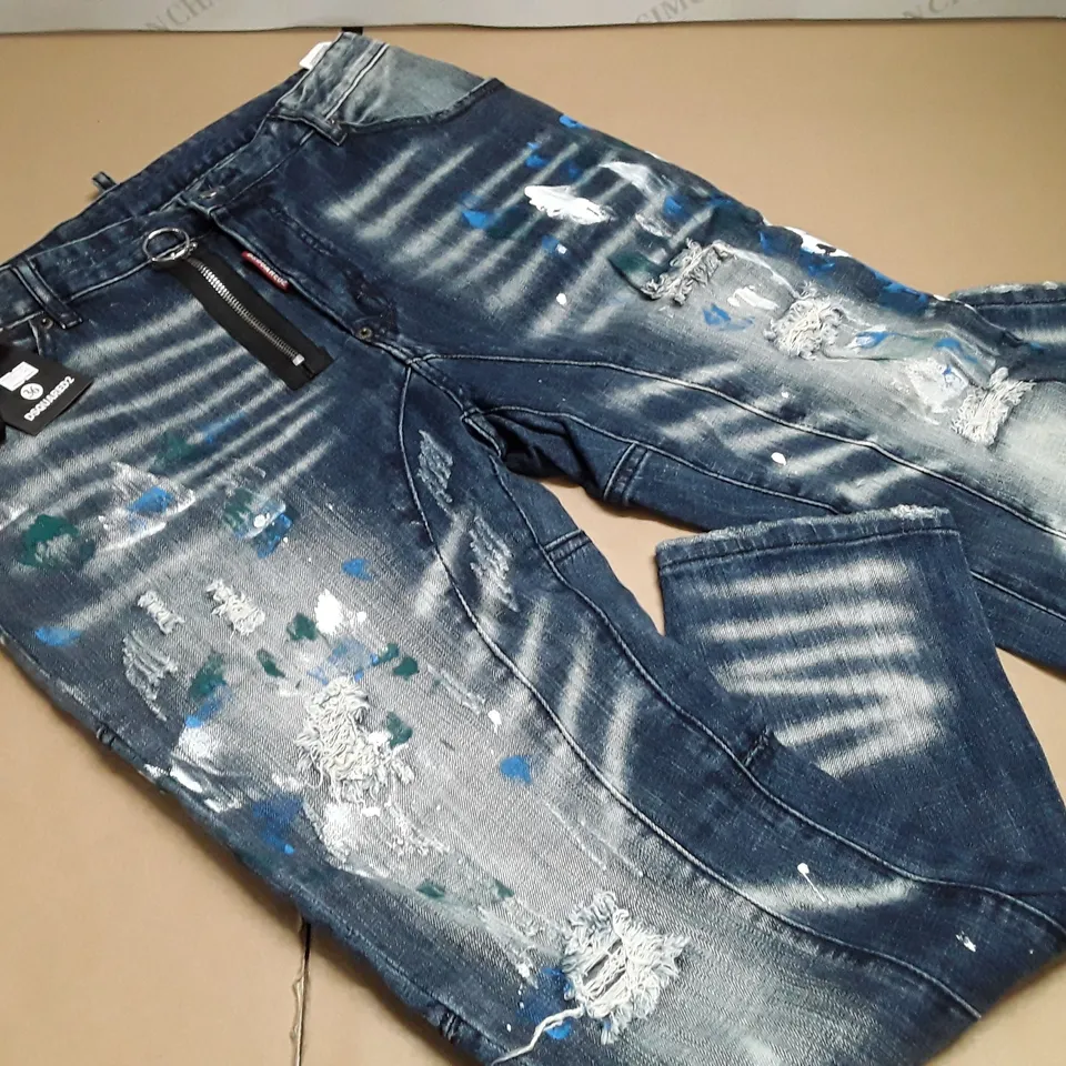 DSQUARED2 NEW RIDER JEANS IN BLUE - 36
