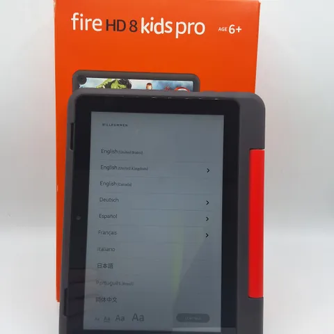BOXED AMAZON FIRED 8 KIDS PRO MARVEL EDITION 3GB 32GB