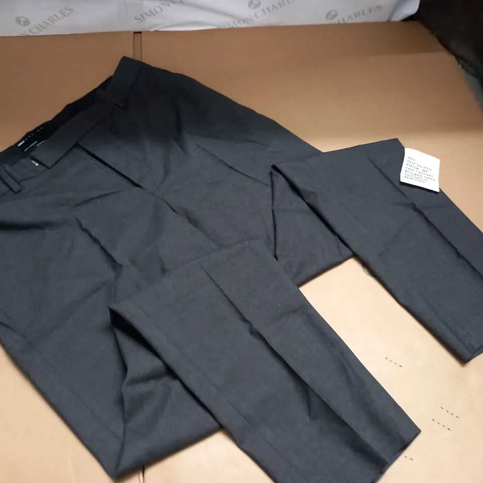ASOS DESIGN GREY TROUSERS - W36" L32"