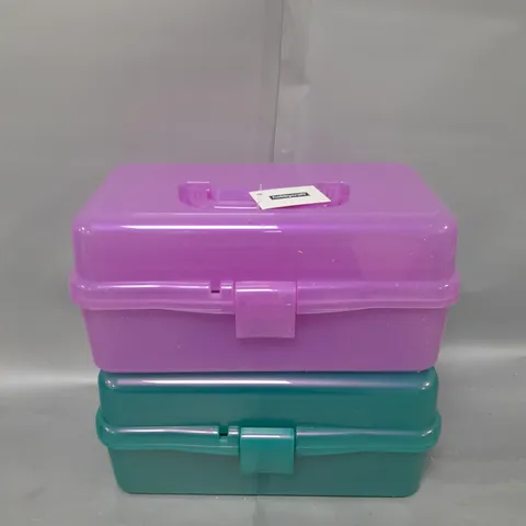 SET OF 2 HOBBYCRAFT STORAGE BOXES