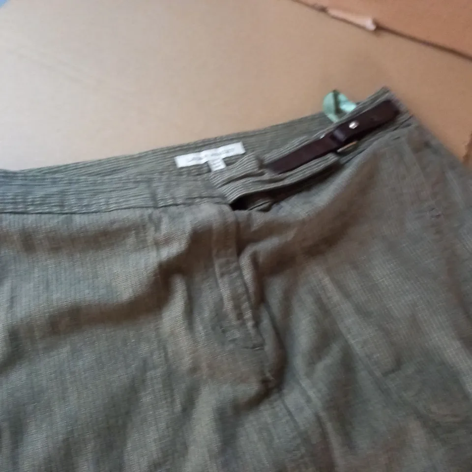 LAURA ASHLEY GREEN LONGLINE SKIRT - UK 12