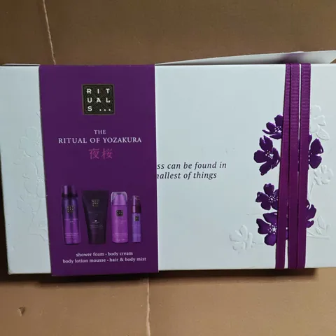 RITUALS THE RITUAL OF YOZAKURA GIFT SET – SHOWER FOAM, BODY CREAM, BODY LOTION MOUSSE & HAIR & BODY MIST (BOXED)
