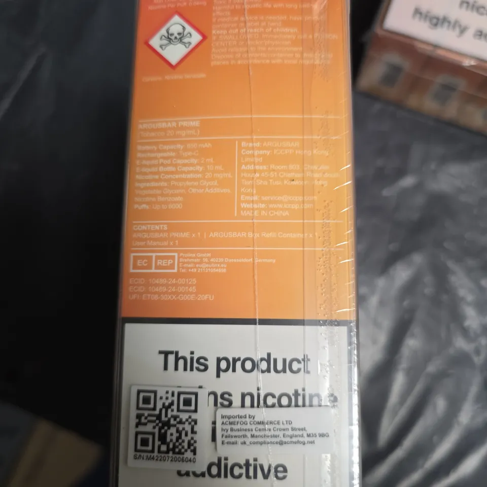 ARGUS BAR DISPOSABLE VAPE – 6000 PUFFS, TOBACCO (6-PACK)