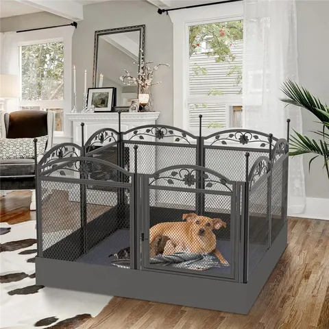 BOXED IAN 126CM DOG WHELPING PEN