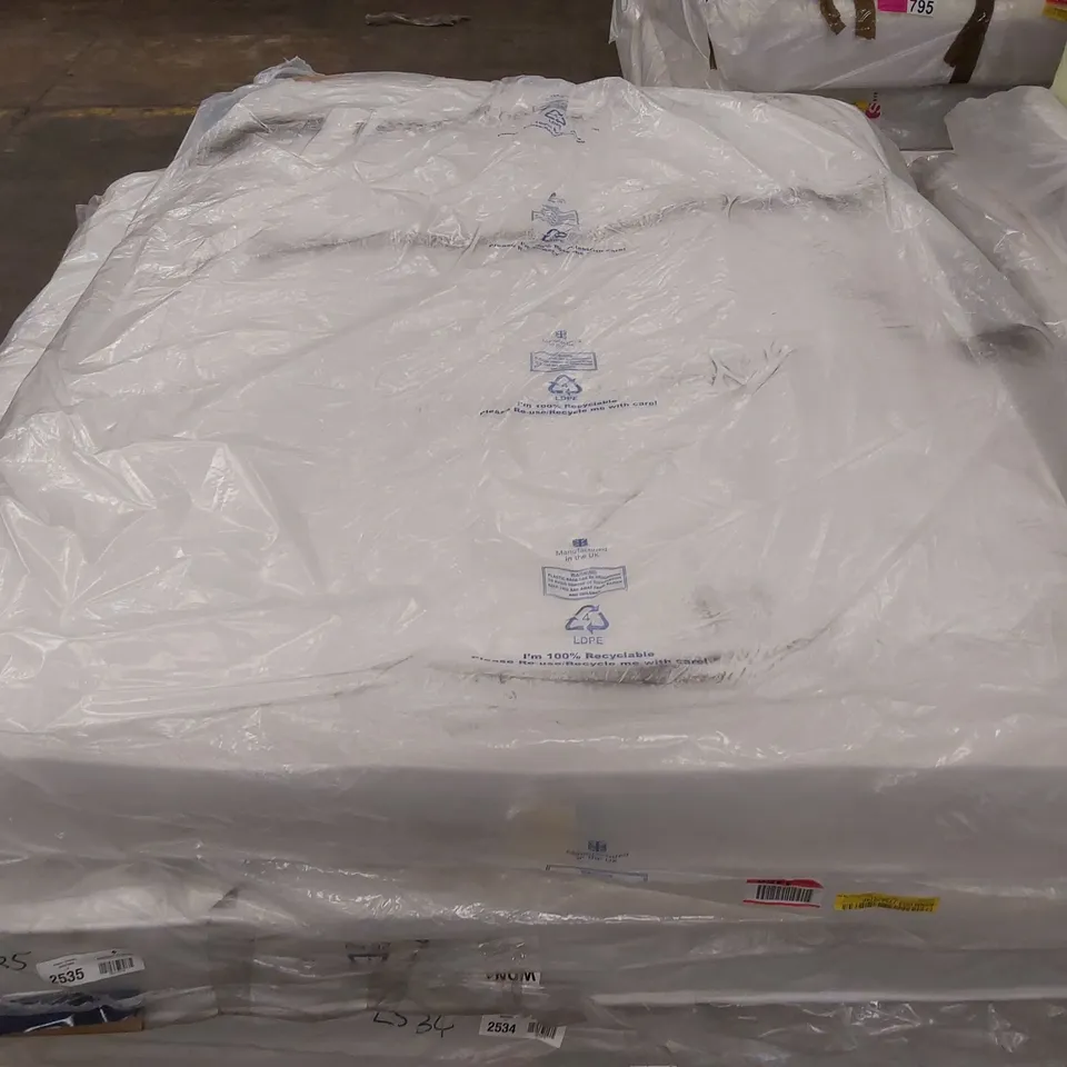 QUALITY BAGGED 4'6" DOUBLE SERENITY HYBRID COIL AND MEMORY FOAM MATTRESS