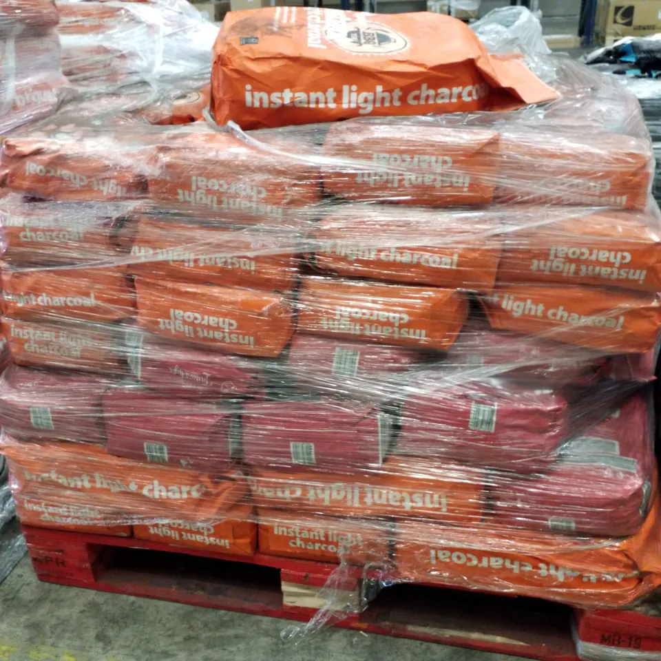 PALLET CONTAINING APPROXIMATELY 60 BAGS OF INSTANT LIGHT CHARCOAL 