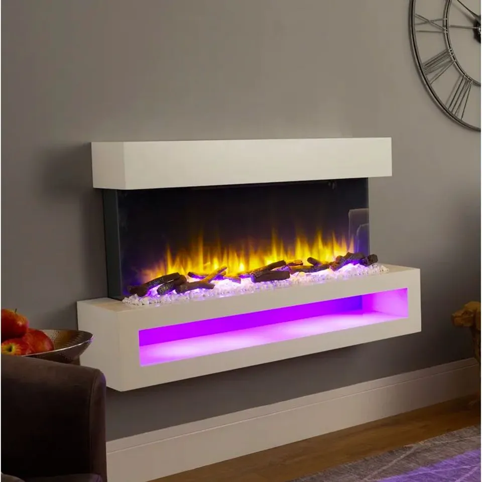BOXED NICKOLAS WALL MOUNTED ELECTRIC FIRE
