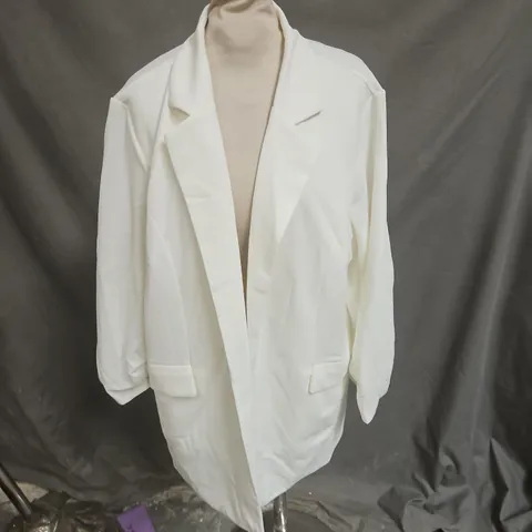 MINT LIMIT WHITE BLAZER JACKET – SIZE XXL