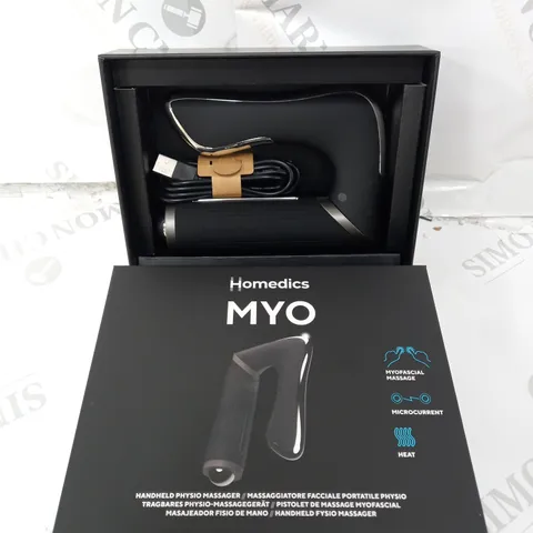 BOXED HOMEDICS MYO HANDHELD PHYSIO MASSAGER