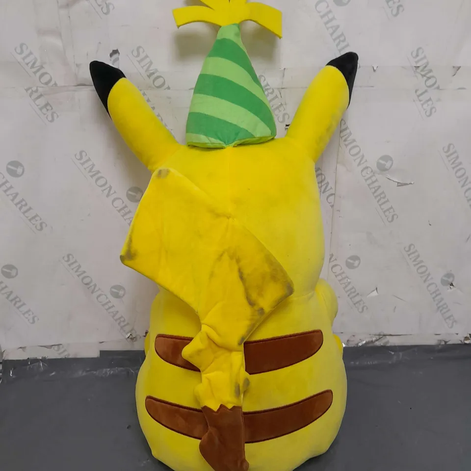 LARGE CELEBRATING PIKACHU POKEMON PLUSH 