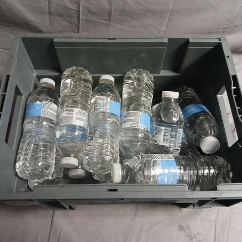 ASSORTED 500ML BOTTLED WATER IN PLASTIC CRATE – BULK PACK