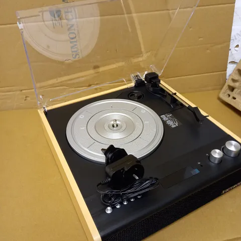 VICTROLA EASTWOOD 3-SPEED BLUETOOTH TURNTABLE