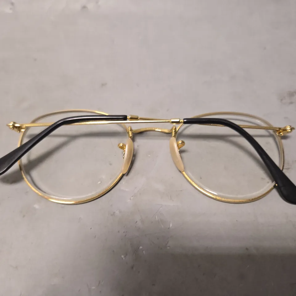 RAY BAN ROUND THIN EYEWEAR GLASSES - MAGNIFICATION UNSPECIFIED 