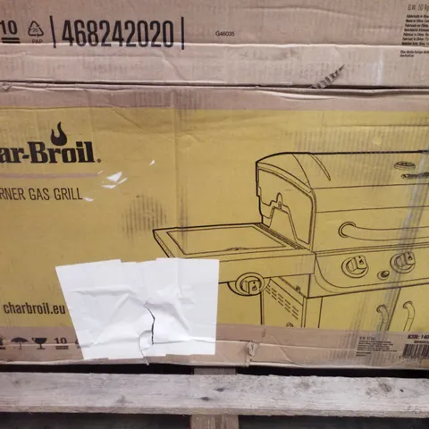 BOXED CHAR-BROIL 4-BURNER GAS GRILL