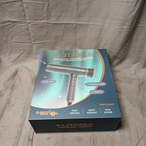 FUTARIA PROFESSIONAL HAIR DRYER WITH ACCESSORIES – BLUE