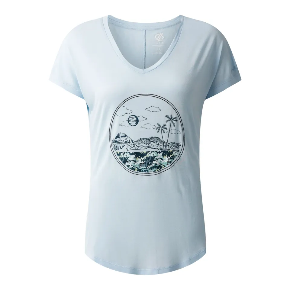 BRAND NEW DARE 2B WOMEN'S SERENE T-SHIRT IN SKYWAY SIZE UK 10