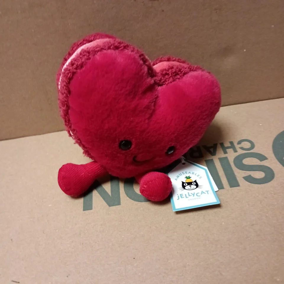 JELLYCAT AMUSEABLES ARLETTE HEART MACARON