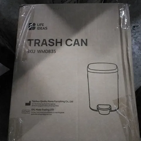 BOXED LIFE IDEAS TRASH CAN 