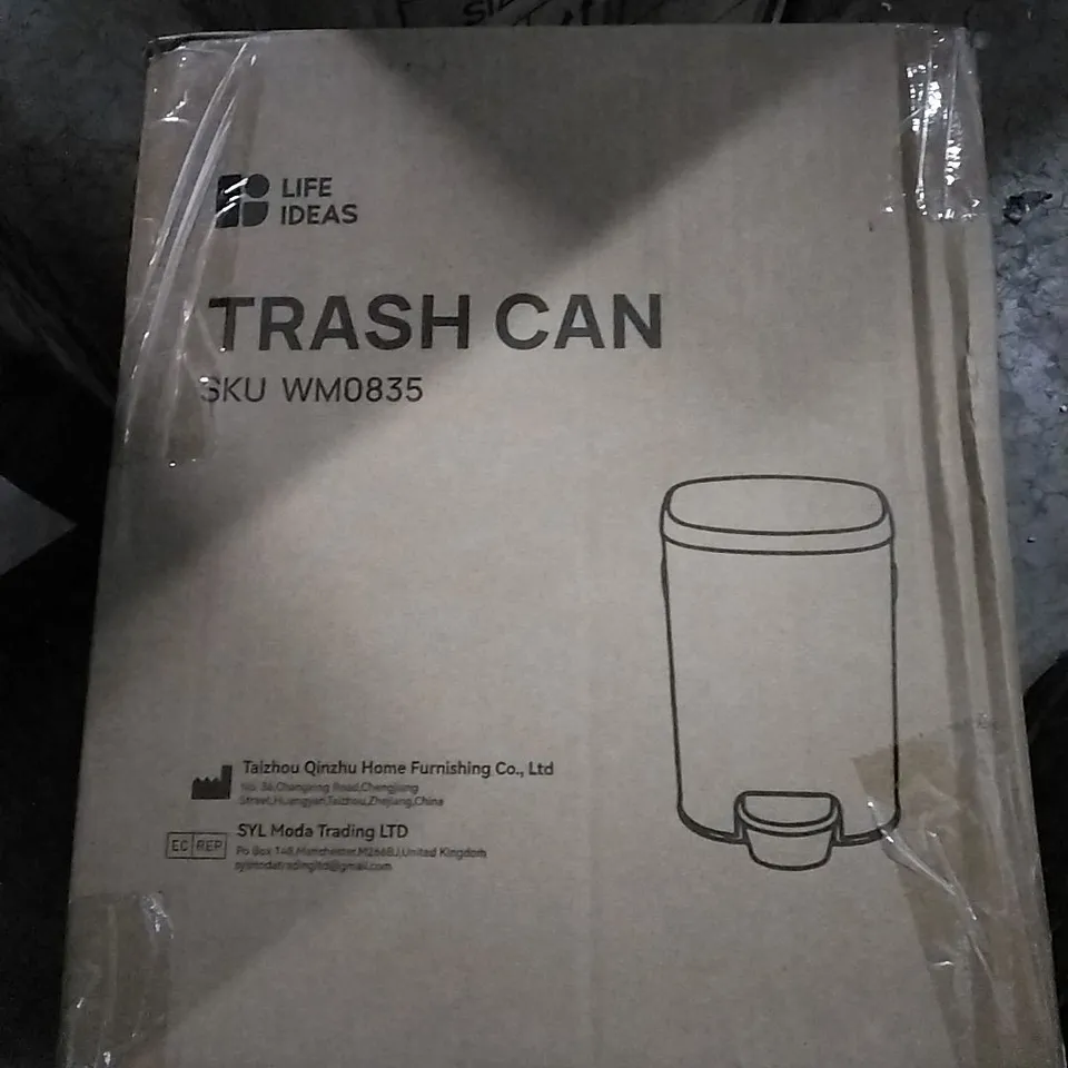 BOXED LIFE IDEAS TRASH CAN 
