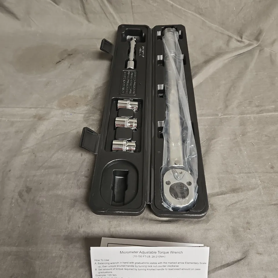 MICROMETER ADJUSTABLE TORGUE WRENCH