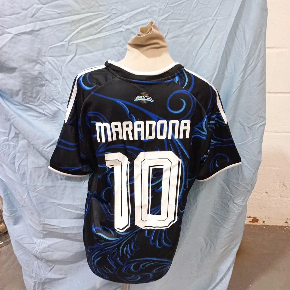 ADIDAS ARGENTINA MARADONA FOOTBALL SHIRT – MEN’S SIZE M