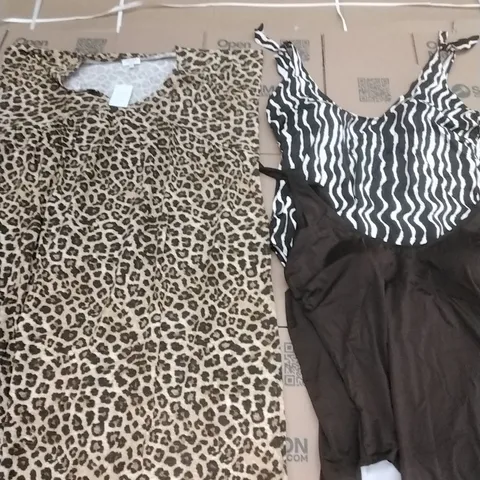 PALLET OF BRAND NEW WOMENS QUALITY DESIGNER CLOTHES APPROXIMATELY 150  TO INCLUDE;SWIMSUITS, DRESSES, TOPS ETC
