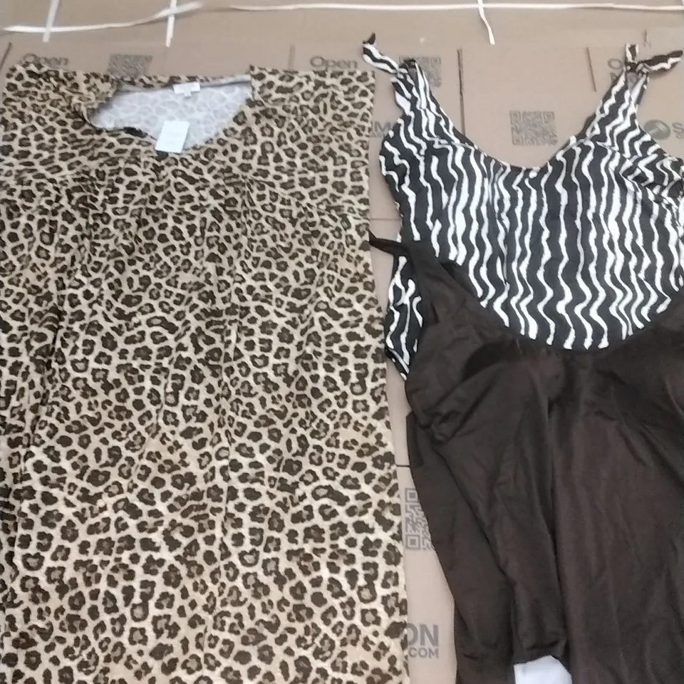 PALLET OF BRAND NEW WOMENS QUALITY DESIGNER CLOTHES APPROXIMATELY 150  TO INCLUDE;SWIMSUITS, DRESSES, TOPS ETC