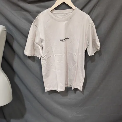 JACK & JONES ORIGINALS MOONBEAM CREW NECK T-SHIRT SIZE SMALL