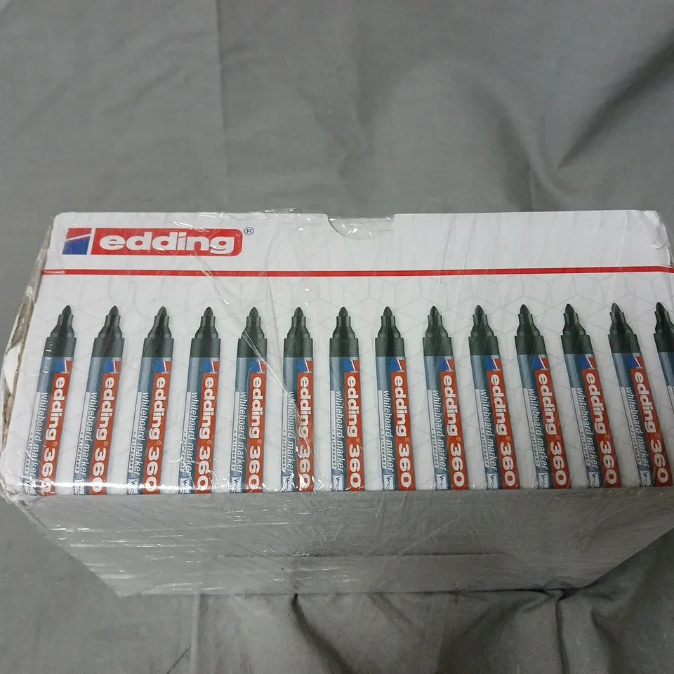 EDDING CP46 WHITEBOARD MARKERS – 50 PACK, BLACK