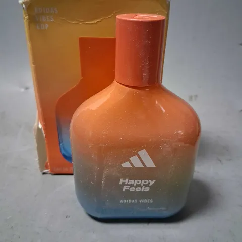 BOXED ADIDAS HAPPY FEELS EAU DE PARFUM 100ML