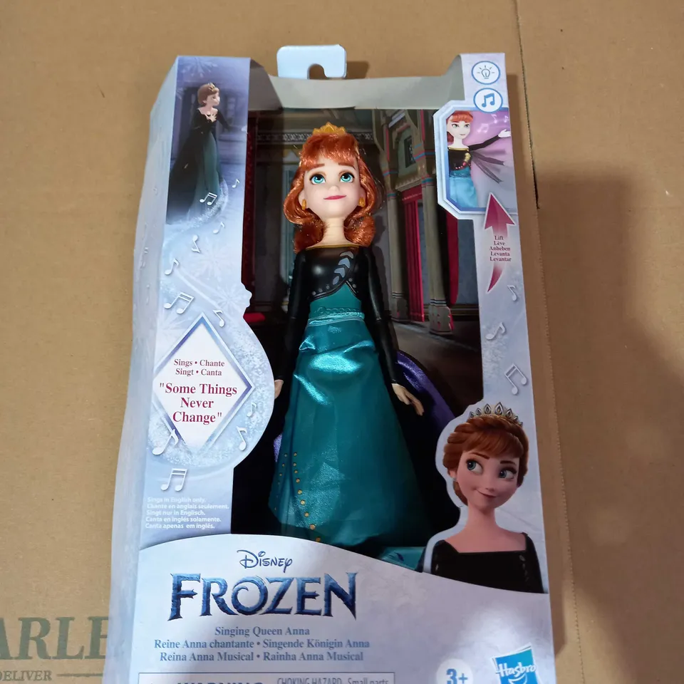 DISNEY FROZEN SINGING QUEEN ANNA DOLL RRP £25.99