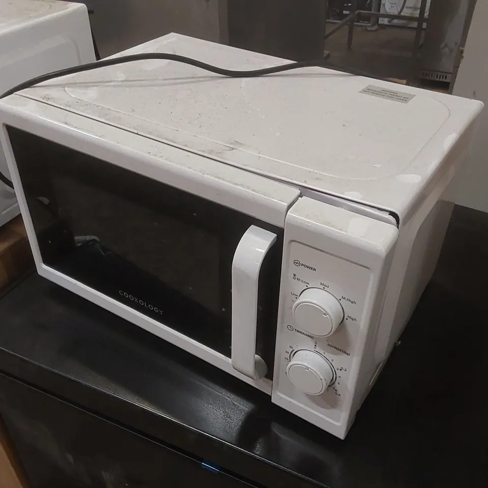 COOKOLOGY CMAFS20LWH 20L FREESTANDING MICROWAVE 800W – WHITE