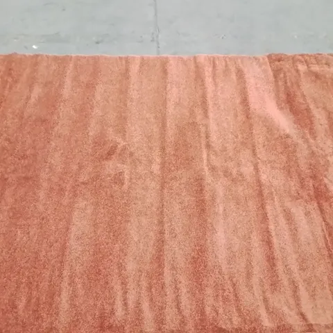 QUALITY DESIGNER AREA RUG - APPROXIMATELY 280CM X 200CM - RUSTIC ORANGE