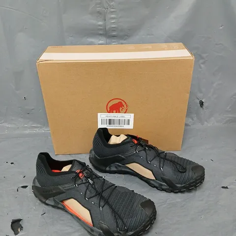 BOXED PAIR OF MAMMUT HUECO II AIR LOW BLACK UK 10