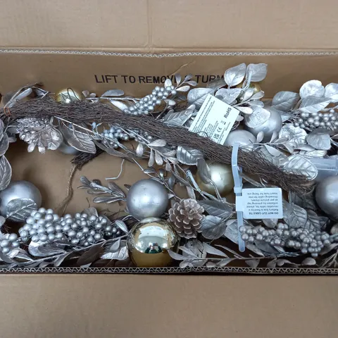 6FT CHAMPAGNE GOLD PRE LIT GARLAND