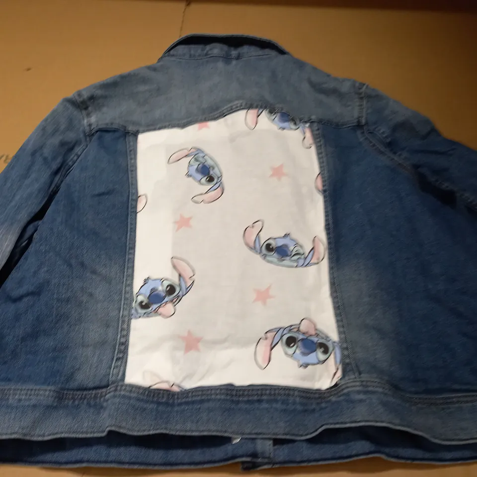 LILO DESIGN DENIM JACKET - SIZE UNSPECIFIED