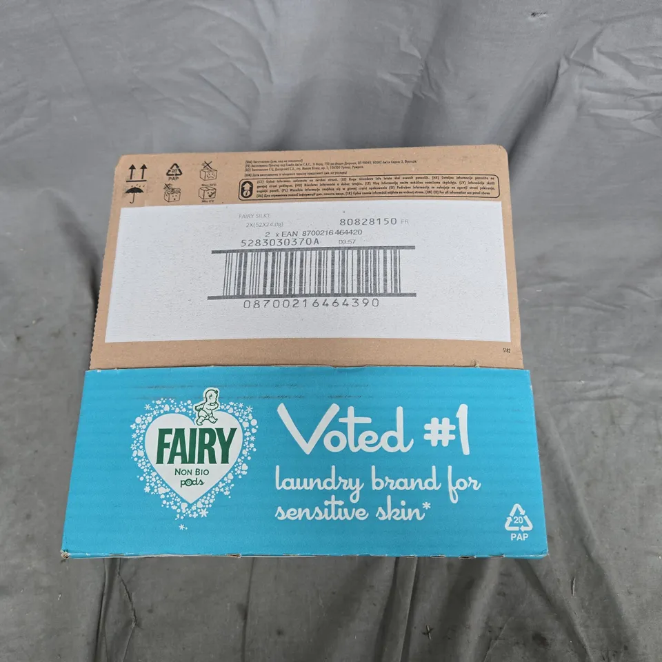 FAIRY NON BIO PODS – LAUNDRY DETERGENT (SENSITIVE SKIN), BOXED