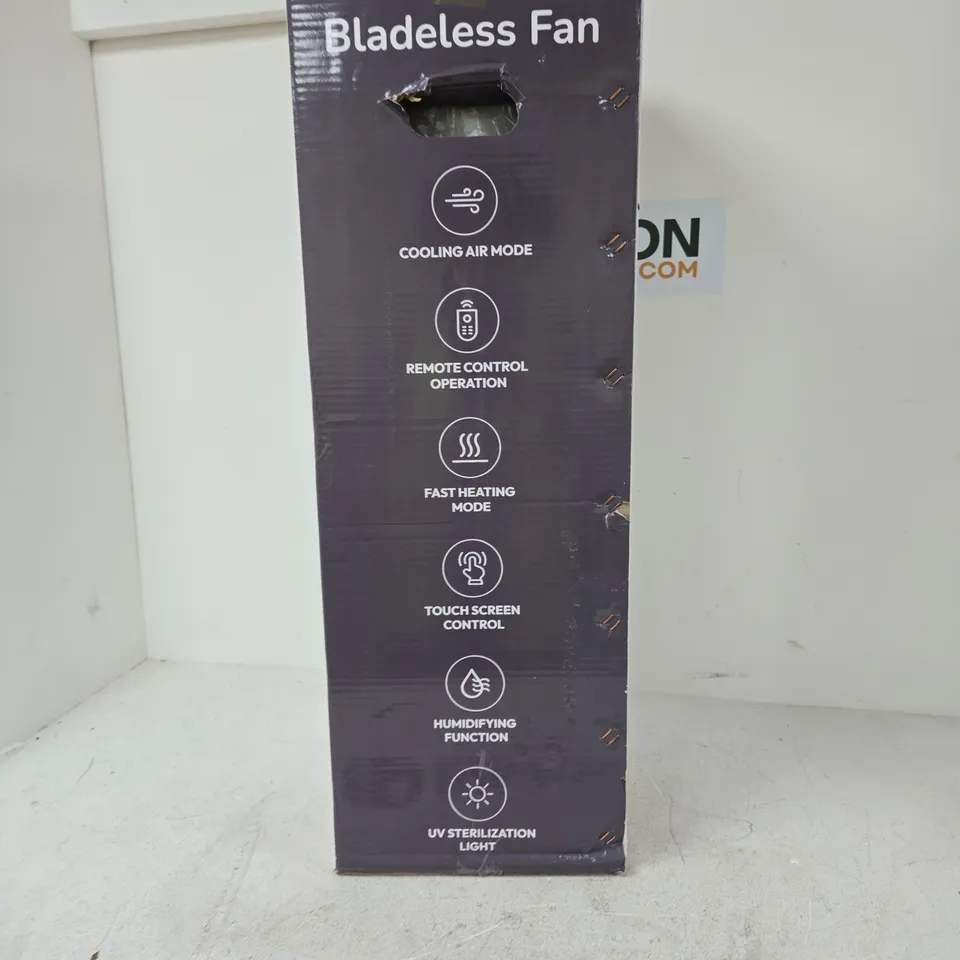 BLISS & BEYOND ALL SEASON BLADELESS FAN – BOXED