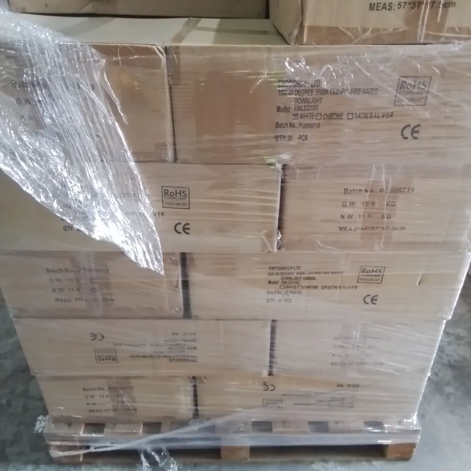 PALLET OF APPROXIMATELY 28 MULTI BOXES OF EMCOLED 10W MODULE (FIXED) EMLED10D - COLLECTION ONLY