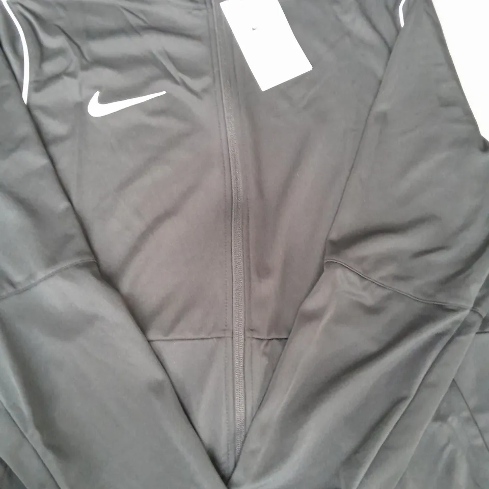 NIKE MEN'S TRACKSUIT ZIP-UP TOP IN BLACK SIZE LARGE