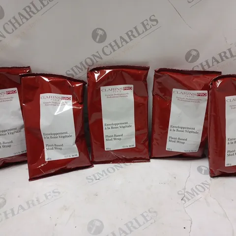 5 CLARINS PRO PLANT-BASED MUD WRAP (5 x 400g)