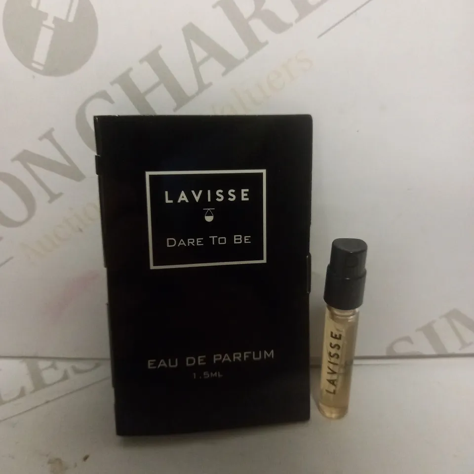 BOX OF APPROX 40 LAVISSE DARE TO BE EAU DE PARFUM 1.5ML