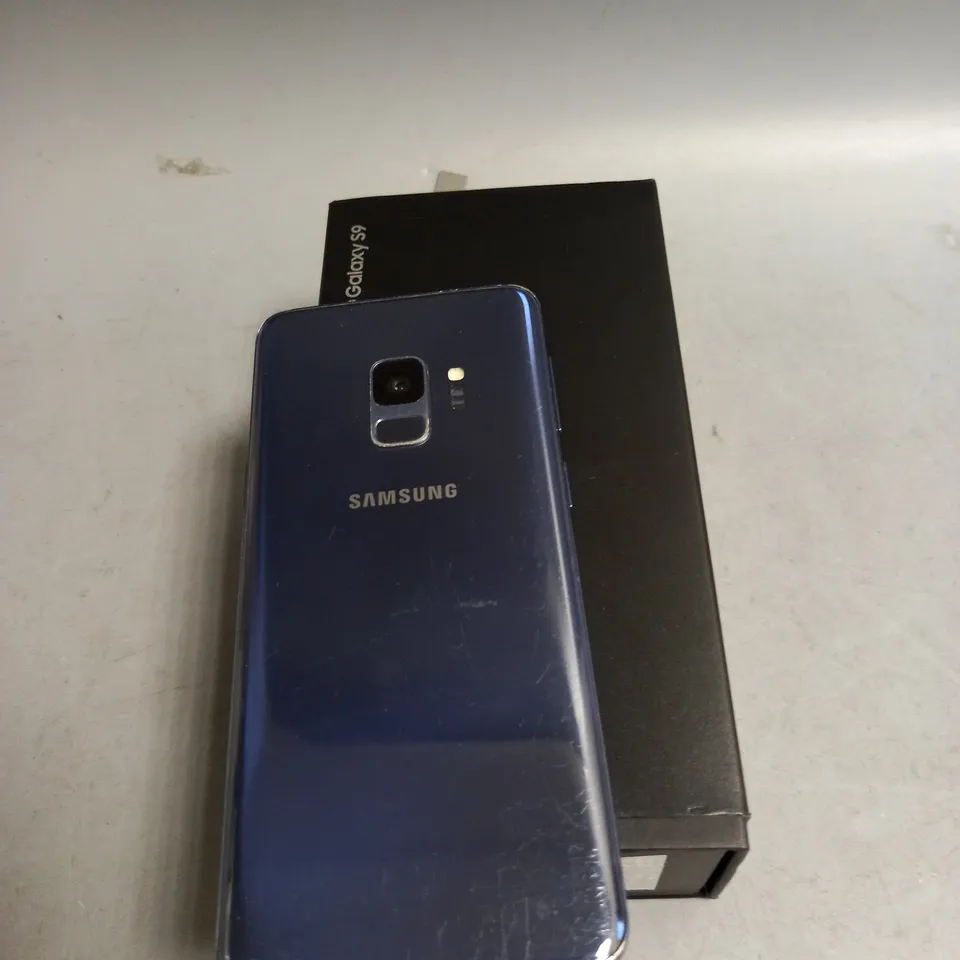 BOXED SAMSUNG GALAXY S9 IN MIDNIGHT BLACK 64GB