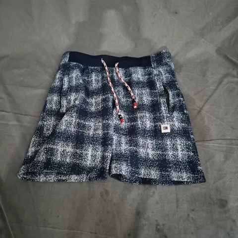 TOMMY HILFIGER KIDS' SHORTS – NAVY/WHITE SPECKLE - SIZE L