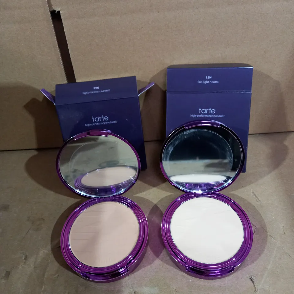LOT OF 2 TARTE SHAPE TAPE PRESSED POWDER MAKEUP