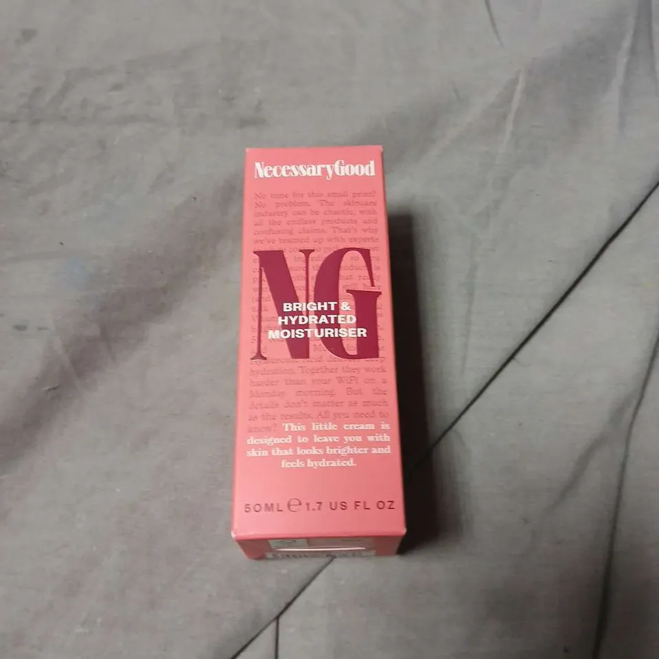 NECESSARY GOOD BRIGHT & HYDRATED MOISTURISER - 50 ML