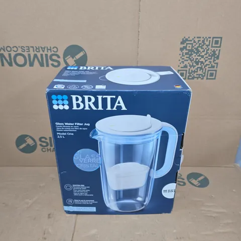 BOXED GLASS WATER FILTER JUG (2.5L)
