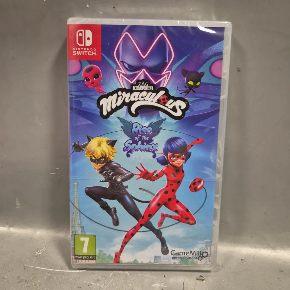 SEALED NINTENDO SWITCH MIRACULOUS RISE OF THE SPHINX