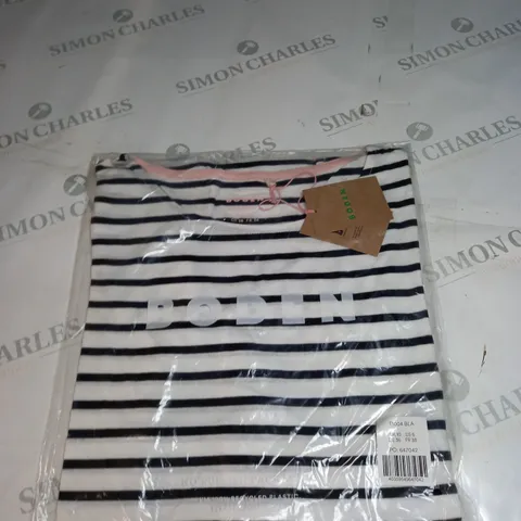 BAGGED BODEN STRIPPED T-SHIRT SIZE 10